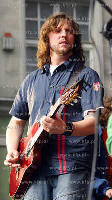 Koncert zespolu Arka Noego na Dlugim Targu w Gdansku,...