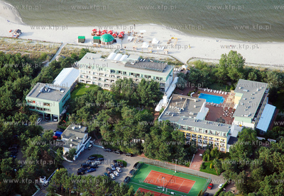 Polwysep Helski z Lotu Ptaka. Nz. Jurata Hotel Spa...