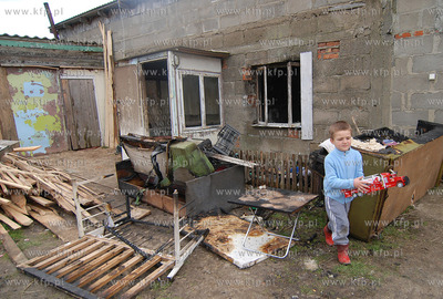 5-letni Sebastian Miszkowski ze wsi Barlomino w gminie...