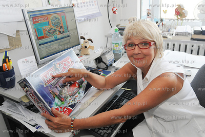 Gdynia znalazla sie na planszy gry MONOPOLY. Nz. Joanna...