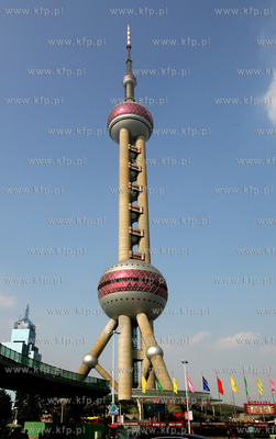 Chiny, Szanghaj. Najnowoczesniejsza dzielnica Szanghaju...