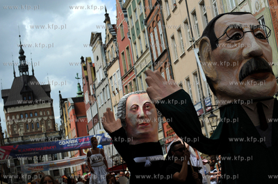 Gdansk. Dlugi Targ. Ceremonia otwarcia Jarmarku sw....