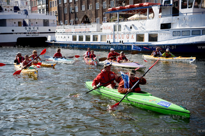 Gdansk. Ekspedycja Wisla podroznika Marka Kaminskiego...