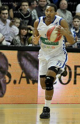 Polska Liga Koszykowki. AZS Koszalin vs Sopot Trefl....