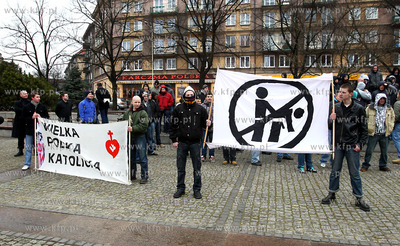 Szczecin - Manifestacja Różnorodności majaca na...