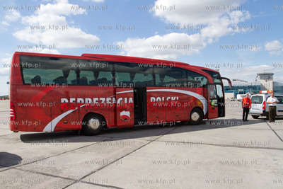 Port Lotniczy Gdansk im. Lecha Walesy, przylot reprezentacji...