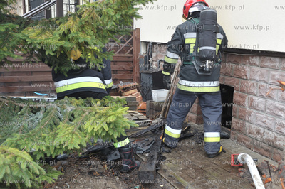 Sopot. Ulica Malopolska 54. Niegrozny pozar wybuchl...