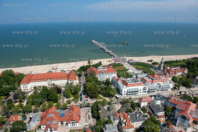 Sopot z lotu ptaka. 28.06.2009 fot. Kacper Kowalski...