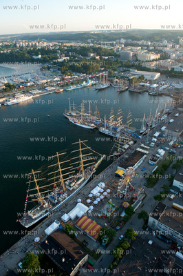 Tall Ships' Races 2009 w Gdyni z lotu ptaka. Zlot Wielkich...