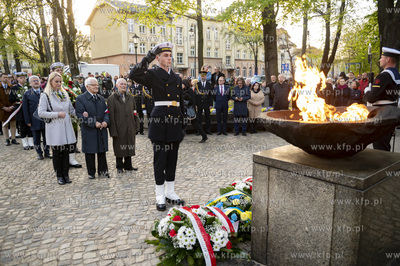 Sopot. Święto Narodowe Trzeciego Maja. Przemarsz...