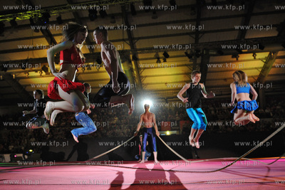 Gdansk, hala widowiskowa AWFiS. Wielka gala konczaca...