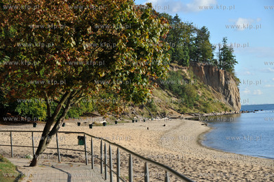 Gdynia, Orlowo. Widok na klif. 17.09.2009 fot. Maciej...