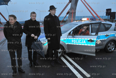 Gdansk. Uroczyste oddanie do ruchu Trasy W-Z laczacej...