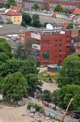 Wrzeszcz. Widok na browar gdanski przy ul. Kininkskiego...