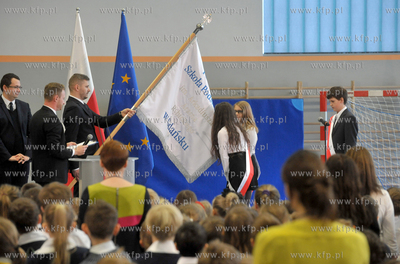 Gdansk. Uroczystosc nadania imienia Arkadiusza Arama...