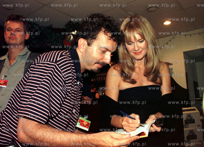 Festiwal Piosenki w Sopocie. Grazyna Torbicka i kolekcjoner...