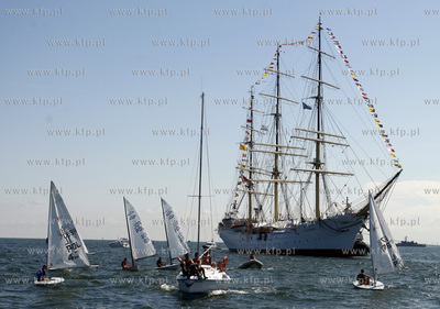 Zatoka Gdanska. Tall Ship Races. Wielka parada. Nz...