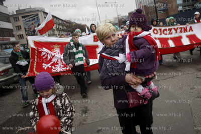 Gdansk. Parada z okazji z Swieta Niepodleglosci.
11.11.2010
fot....