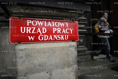 Powiatowy Urzad Pracy przy ul.3 Maja w Gdansku.
30.01.2013
fot....