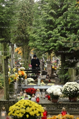 Gdansk Lostowice. Cmentarz. Wszystkich Swietych.
01.11.2014
fot....