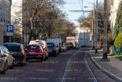 Nowy Port. Ul. Strajku Dokerów. 22.11.2025 fot. Paweł...