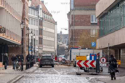 Na ul. Elżbietańskiej w Gdańsku zniknął most....