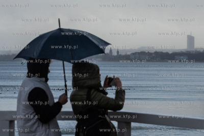 Gdynia Molo w  Orłowie. 5.02.2022 / fot. Anna Rezulak...