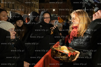Gdańsk, ul. Długi Targ. Gdańska Wigilia 2024. 22.12.2024...