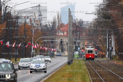11 listopada na gdańskie tory wyjechał Tramwaj Niepodległości....