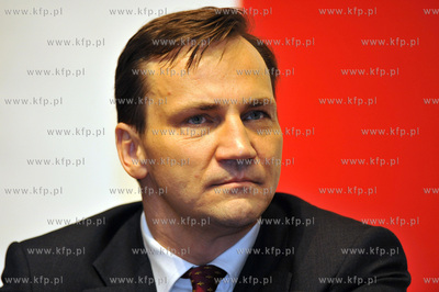 Gdansk. Spotkanie Radoslawa Sikorskiego, ministra spraw...