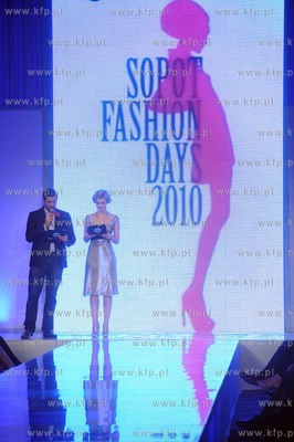 Sopot Fashion Days 2010. Gala w Sheratonie. n/z prowadzacy...