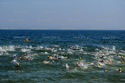 Gdynia. Bulwar nadmorski. Mistrzostwa Polski w Aquatlonie,...