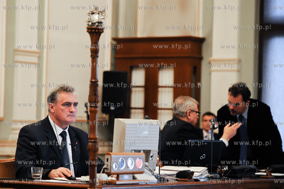 Gdansk. Nowy Ratusz. Sesja Rady Miasta Gdanska. 
Nz...