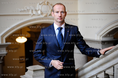 Gdansk. Nowy Ratusz. Sesja Rady Miasta Gdanska. 
Nz...