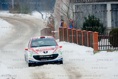 Strzepcz. Odcinek specjalny 8 Rajdu Lotos Baltic Cup....