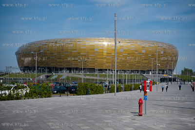 Gdansk Letnica. Stadion PGE Arena na kilkanacie dni...