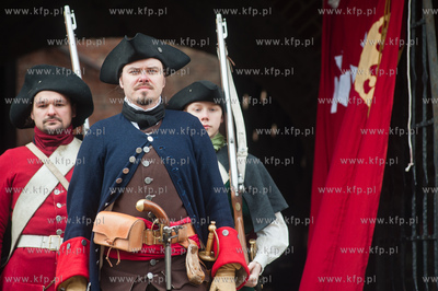 Gdansk. Plac miedzy Złota Brama a Wieza Wiezienna....