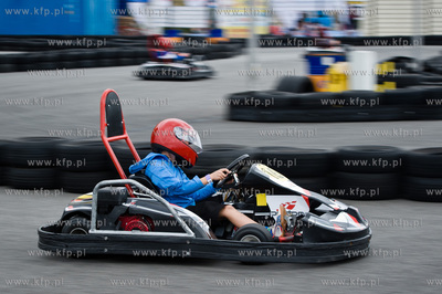Gdansk. Stadion PGE Arena. Tor gokartowy PitStop. Drugie...
