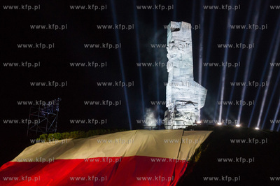 Gdansk. Westerplatte. Obchody 70. rocznicy zakonczenia...