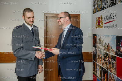 Gdansk. Urzad Miasta. Prezydent Miasta Gdanska Pawel...