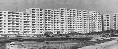 Osiedle Gdansk Zaspa. 06.1980 odbitka_02_147 Fot. Zbigniew...