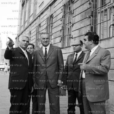 Wizyta premiera Piotra Jaroszewicza w Gdańsku. Na...