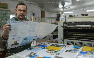 Drukarnia BWM Studio w Rumi. Przygotowanie i druk materialow...