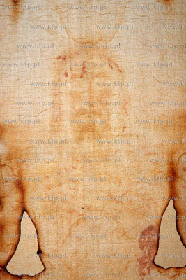 Kopia Calunu Turynskiego wystawiona zostala w Kosciele...