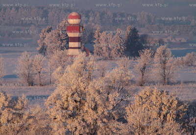 Gdansk, Rebiechowo. Mrozny poranek temperatura wynosila...