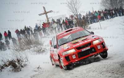 Grzybno. Odcinek specjalny 7 Rajdu Lotos Baltic Cup.
n/z...