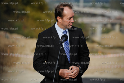 Gdansk. Budowa drogi ekspresowej S7 - Poludniowej Obwodnicy...