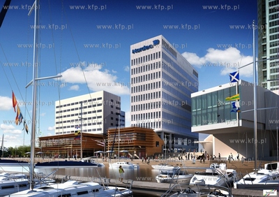 Wizualizacja powstajacego w Gdyni kompleksu Gdynia...