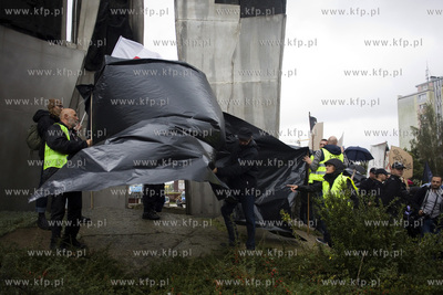 Gdańsk, Plac Solidarności. Czarny Protest, czyli...