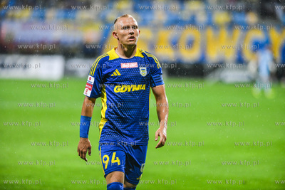 1. Liga. Arka Gdynia 1:1 Znicz Pruszków n/z Dawid...